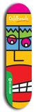 North American maple skateboard deck designed by underground artist BellyRash -- available in widths between 7.5 to 8.5 inches in both mellow concave and steep concave shapes from the BellyRash Limited Edition Blitz Deck series: Oddheads