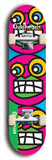 North American maple skateboard deck designed by underground artist BellyRash -- available in widths between 7.5 to 8.5 inches in both mellow concave and steep concave shapes from the BellyRash Limited Edition Blitz Deck series: Oddheads