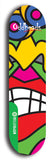 North American maple skateboard deck designed by underground artist BellyRash -- available in widths between 7.5 to 8.5 inches in both mellow concave and steep concave shapes from the BellyRash Limited Edition Blitz Deck series: Oddheads