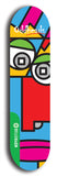 North American maple skateboard deck designed by underground artist BellyRash -- available in widths between 7.5 to 8.5 inches in both mellow concave and steep concave shapes from the BellyRash Limited Edition Blitz Deck series: Oddheads