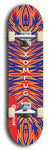 Skateboard deck: Limited edition, North American maple skateboard deck designed by underground artist BellyRash - available widths 7.5 to 8.5 inches in both mellow concave and steep concave shapes. Artwork: XOMFUG logo brand popsicle-shaped deck