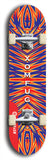 Skateboard deck: Limited edition, North American maple skateboard deck designed by underground artist BellyRash - available widths 7.5 to 8.5 inches in both mellow concave and steep concave shapes. Artwork: XOMFUG logo brand popsicle-shaped deck