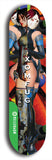 North American maple skateboard deck designed by underground artist BellyRash -- available in widths between 7.5 to 8.5 inches in both mellow concave and steep concave shapes from the BellyRash Limited Edition Blitz Deck series: Xomfug