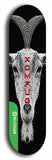 North American maple skateboard deck designed by underground artist BellyRash -- available in widths between 7.5 to 8.5 inches in both mellow concave and steep concave shapes from the BellyRash Limited Edition Blitz Deck series: Xomfug