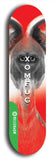 North American maple skateboard deck designed by underground artist BellyRash -- available in widths between 7.5 to 8.5 inches in both mellow concave and steep concave shapes from the BellyRash Limited Edition Blitz Deck series: Xomfug