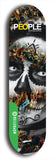 North American maple skateboard deck designed by underground artist BellyRash -- available in widths between 7.5 to 8.5 inches in both mellow concave and steep concave shapes from the BellyRash Limited Edition Blitz Deck series: People