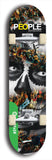 North American maple skateboard deck designed by underground artist BellyRash -- available in widths between 7.5 to 8.5 inches in both mellow concave and steep concave shapes from the BellyRash Limited Edition Blitz Deck series: People