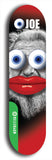 North American maple skateboard deck designed by underground artist BellyRash -- available in widths between 7.5 to 8.5 inches in both mellow concave and steep concave shapes from the BellyRash Limited Edition Blitz Deck series: Eyeball Joe