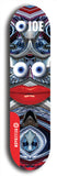 Skateboard deck: Limited edition, North American maple skateboard deck designed by underground artist BellyRash - available widths 7.5 to 8.5 inches in both mellow concave and steep concave shapes. Artwork: EYEBALL JOE logo brand popsicle-shaped deck