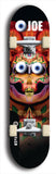 Skateboard deck: Limited edition, North American maple skateboard deck designed by underground artist BellyRash - available widths 7.5 to 8.5 inches in both mellow concave and steep concave shapes. Artwork: EYEBALL JOE logo brand popsicle-shaped deck