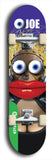 North American maple skateboard deck designed by underground artist BellyRash -- available in widths between 7.5 to 8.5 inches in both mellow concave and steep concave shapes from the BellyRash Limited Edition Blitz Deck series: Eyeball Joe