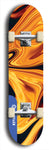 Skateboard deck: Limited edition, North American maple skateboard deck designed by underground artist BellyRash - available widths 7.5 to 8.5 inches in both mellow concave and steep concave shapes. Artwork: ABEX LIQUID brand popsicle-shaped with a multi-colored swirling patterned background