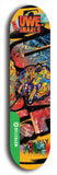 North American maple skateboard deck designed by underground artist BellyRash -- available in widths between 7.5 to 8.5 inches in both mellow concave and steep concave shapes from the BellyRash Limited Edition Blitz Deck series: Uwe Snarls
