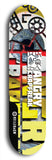 Skateboard deck: Limited edition, North American maple skateboard deck designed by underground artist BellyRash - available widths 7.5 to 8.5 inches in both mellow concave and steep concave shapes. Artwork: ANGRY CRAPFREAK brand popsicle-shaped skateboard deck.