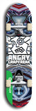 North American maple skateboard deck designed by underground artist BellyRash -- available in widths between 7.5 to 8.5 inches in both mellow concave and steep concave shapes from the BellyRash Limited Edition Blitz Deck series: Angry Crapfreak