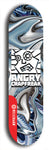 Skateboard deck: Limited edition, North American maple skateboard deck designed by underground artist BellyRash - available widths 7.5 to 8.5 inches in both mellow concave and steep concave shapes. Artwork: ANGRY CRAPFREAK brand popsicle-shaped skateboard deck.