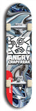 Skateboard deck: Limited edition, North American maple skateboard deck designed by underground artist BellyRash - available widths 7.5 to 8.5 inches in both mellow concave and steep concave shapes. Artwork: ANGRY CRAPFREAK brand popsicle-shaped skateboard deck.