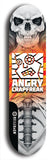 Skateboard deck: Limited edition, North American maple skateboard deck designed by underground artist BellyRash - available widths 7.5 to 8.5 inches in both mellow concave and steep concave shapes. Artwork: ANGRY CRAPFREAK brand popsicle-shaped skateboard deck.