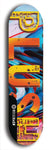 Skateboard deck: Limited edition, North American maple skateboard deck designed by underground artist BellyRash - available widths 7.5 to 8.5 inches in both mellow concave and steep concave shapes. Artwork: PLUSH logo brand popsicle-shaped deck