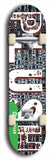 North American maple skateboard deck designed by underground artist BellyRash -- available in widths between 7.5 to 8.5 inches in both mellow concave and steep concave shapes from the BellyRash Limited Edition Blitz Deck series: Big Plush