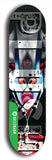 North American maple skateboard deck designed by underground artist BellyRash -- available in widths between 7.5 to 8.5 inches in both mellow concave and steep concave shapes from the BellyRash Limited Edition Blitz Deck series: Big Plush
