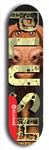 Skateboard deck: Limited edition, North American maple skateboard deck designed by underground artist BellyRash - available widths 7.5 to 8.5 inches in both mellow concave and steep concave shapes. Artwork: PLUSH logo brand popsicle-shaped deck