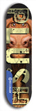 Skateboard deck: Limited edition, North American maple skateboard deck designed by underground artist BellyRash - available widths 7.5 to 8.5 inches in both mellow concave and steep concave shapes. Artwork: PLUSH logo brand popsicle-shaped deck