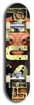 Skateboard deck: Limited edition, North American maple skateboard deck designed by underground artist BellyRash - available widths 7.5 to 8.5 inches in both mellow concave and steep concave shapes. Artwork: PLUSH logo brand popsicle-shaped deck