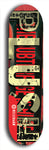 Skateboard deck: Limited edition, North American maple skateboard deck designed by underground artist BellyRash - available widths 7.5 to 8.5 inches in both mellow concave and steep concave shapes. Artwork: PLUSH logo brand popsicle-shaped deck