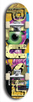 Skateboard deck: Limited edition, North American maple skateboard deck designed by underground artist BellyRash - available widths 7.5 to 8.5 inches in both mellow concave and steep concave shapes. Artwork: PLUSH logo brand popsicle-shaped deck