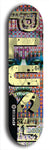 Skateboard deck: Limited edition, North American maple skateboard deck designed by underground artist BellyRash - available widths 7.5 to 8.5 inches in both mellow concave and steep concave shapes. Artwork: PLUSH logo brand popsicle-shaped deck