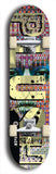 Skateboard deck: Limited edition, North American maple skateboard deck designed by underground artist BellyRash - available widths 7.5 to 8.5 inches in both mellow concave and steep concave shapes. Artwork: PLUSH logo brand popsicle-shaped deck