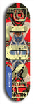 Skateboard deck: Limited edition, North American maple skateboard deck designed by underground artist BellyRash - available widths 7.5 to 8.5 inches in both mellow concave and steep concave shapes. Artwork: PLUSH logo brand popsicle-shaped deck