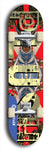 Skateboard deck: Limited edition, North American maple skateboard deck designed by underground artist BellyRash - available widths 7.5 to 8.5 inches in both mellow concave and steep concave shapes. Artwork: PLUSH logo brand popsicle-shaped deck