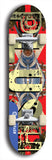 Skateboard deck: Limited edition, North American maple skateboard deck designed by underground artist BellyRash - available widths 7.5 to 8.5 inches in both mellow concave and steep concave shapes. Artwork: PLUSH logo brand popsicle-shaped deck