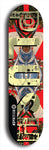 Skateboard deck: Limited edition, North American maple skateboard deck designed by underground artist BellyRash - available widths 7.5 to 8.5 inches in both mellow concave and steep concave shapes. Artwork: PLUSH logo brand popsicle-shaped deck