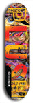 Skateboard deck: Limited edition, North American maple skateboard deck designed by underground artist BellyRash - available widths 7.5 to 8.5 inches in both mellow concave and steep concave shapes. Artwork: PLUSH logo brand popsicle-shaped deck