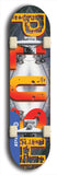 Skateboard deck: Limited edition, North American maple skateboard deck designed by underground artist BellyRash - available widths 7.5 to 8.5 inches in both mellow concave and steep concave shapes. Artwork: PLUSH logo brand popsicle-shaped deck