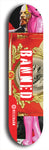 North American maple skateboard deck designed by underground artist BellyRash -- available in widths between 7.5 to 8.5 inches in both mellow concave and steep concave shapes from the BellyRash Limited Edition Blitz Deck series: Banned