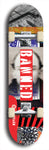 Banned #24: Red Logo Skateboard Deck