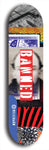 Banned #24: Blue Logo Skateboard Deck