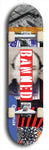 Banned #24: Blue Logo Skateboard Deck