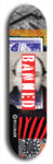 Banned #24: Black Logo Skateboard Deck