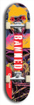 Banned #26: Red Logo Skateboard Deck