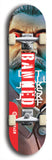 Banned #27: Red Logo Skateboard Deck