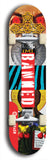 North American maple skateboard deck designed by underground artist BellyRash -- available in widths between 7.5 to 8.5 inches in both mellow concave and steep concave shapes from the BellyRash Limited Edition Blitz Deck series: Banned