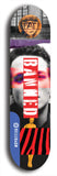 Banned #28: Blue Logo Skateboard Deck