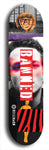 Banned #28: Black Logo Skateboard Deck