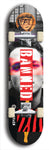 Banned #28: Black Logo Skateboard Deck