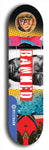 Banned #23: Blue Logo Skateboard Deck